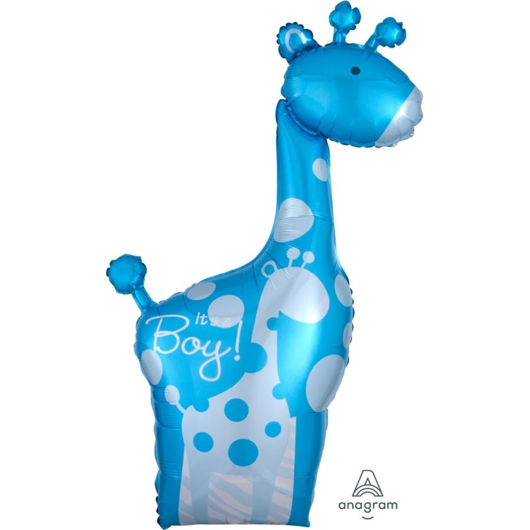Mylar Jumbo Bébé Garçon Girafe