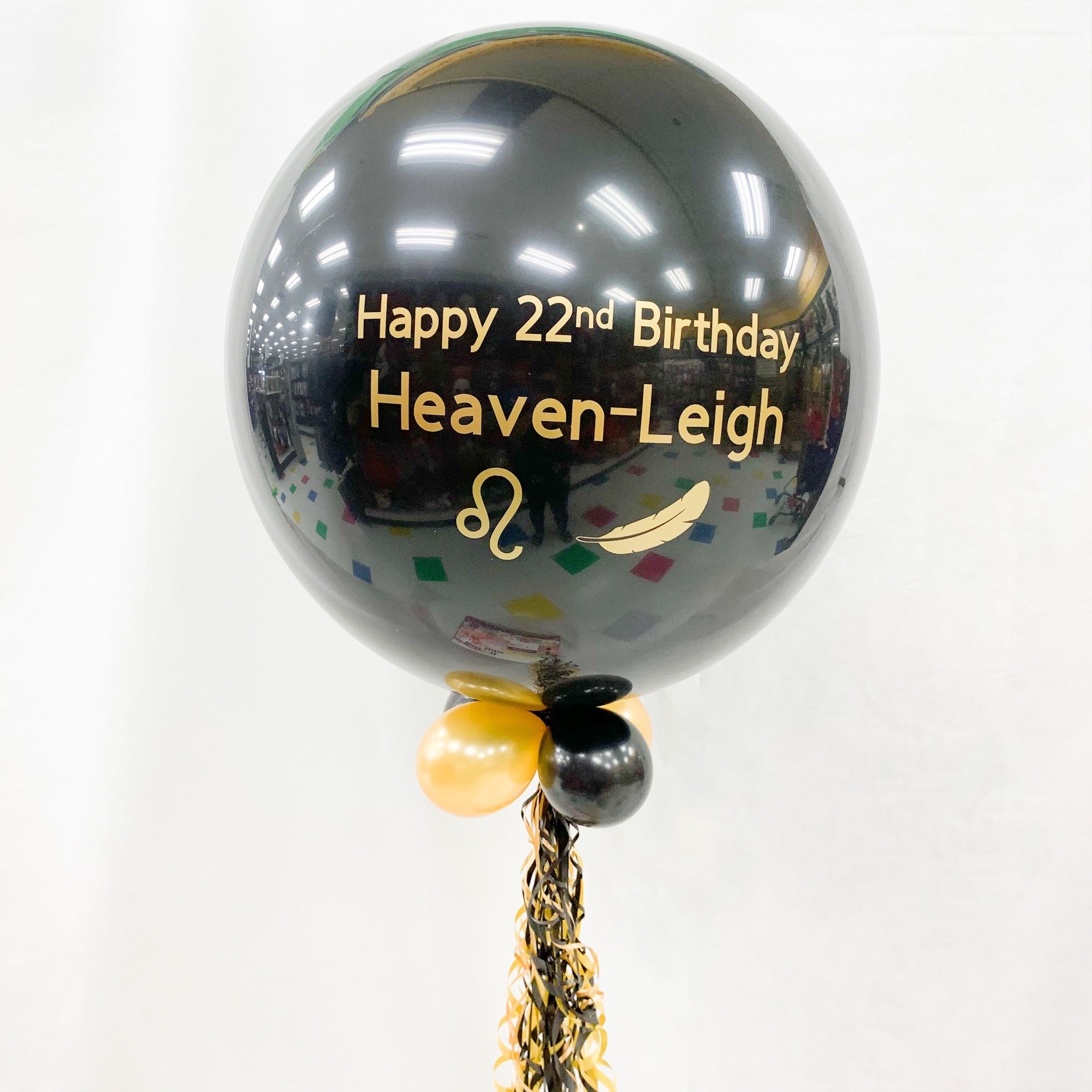 Ballon Géant Hélium - Lettre S - Rose Gold - Jour de Fête