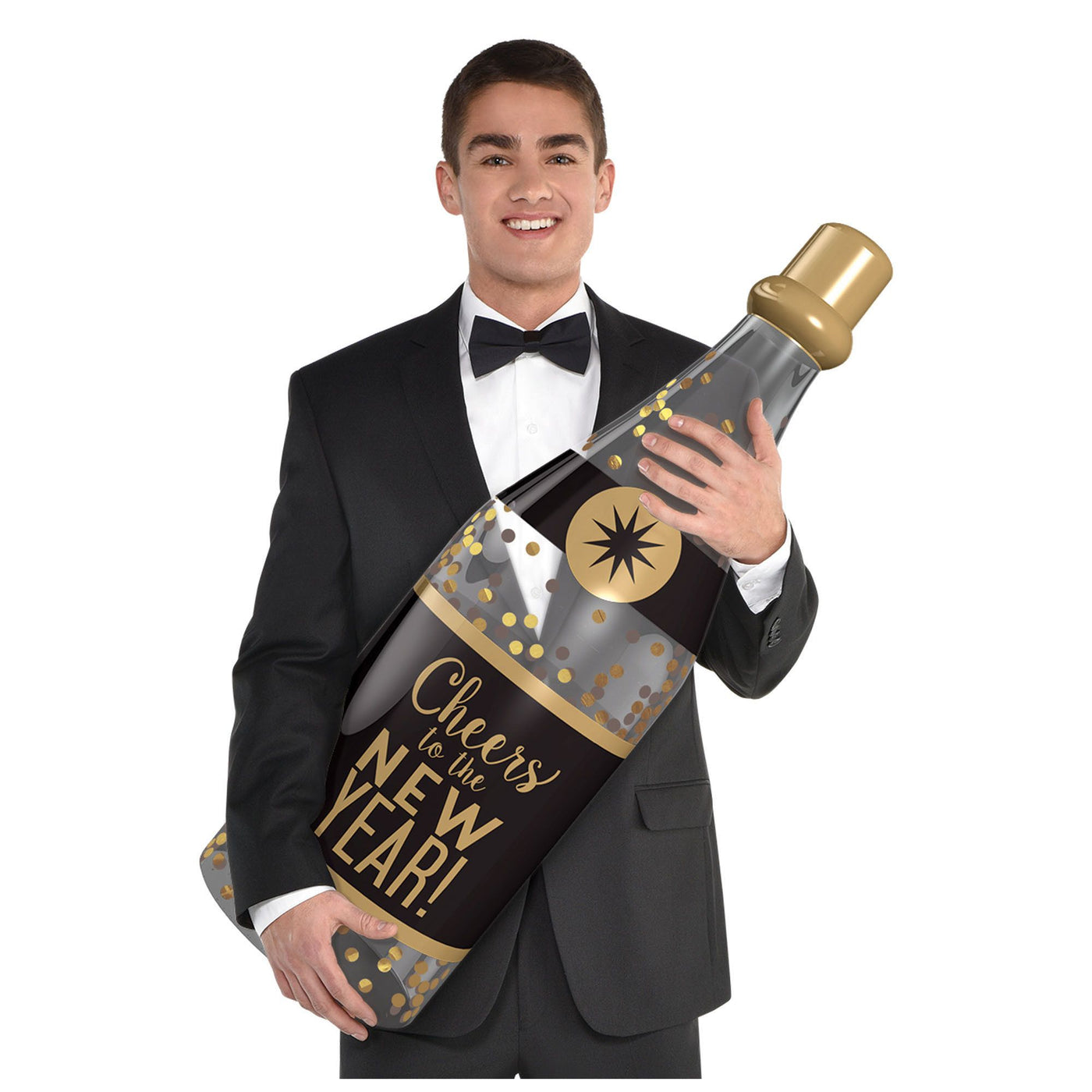 New Years Inflatable Champagne Bottle Prop