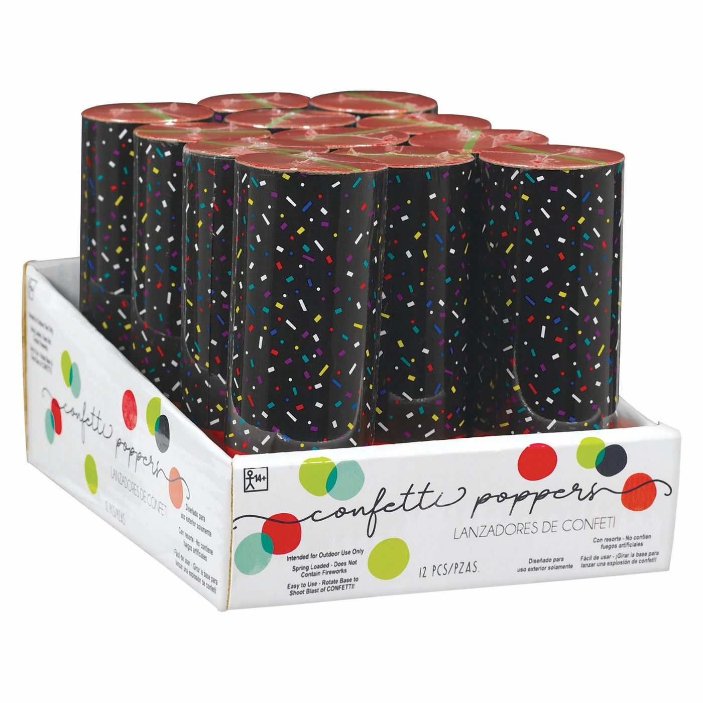 Paquet de confettis poppers