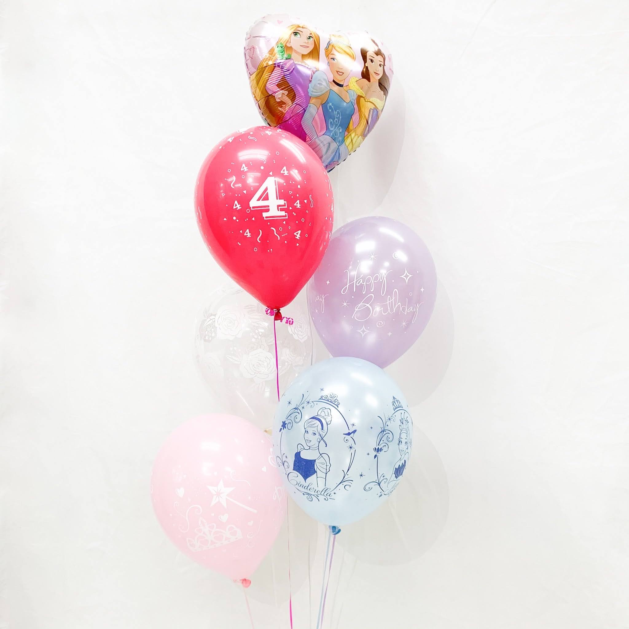 Bouquet de ballons de l'âge de 4 pc - Boutique de Fête Giggles