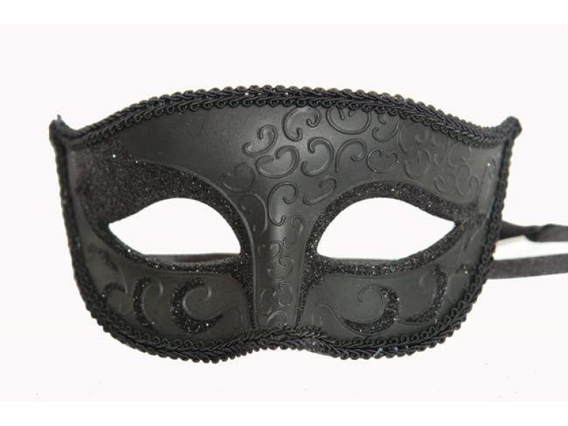 Masque noir de style vénitien