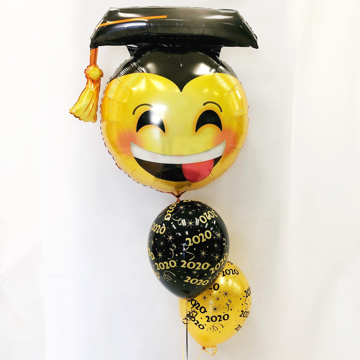 Bouquet de ballons avec sourire pour la remise des diplômes