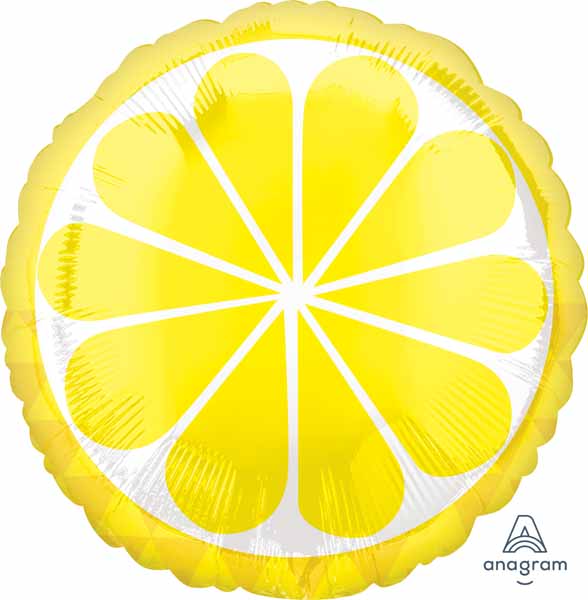 Mylar 18 po. Citron tropical