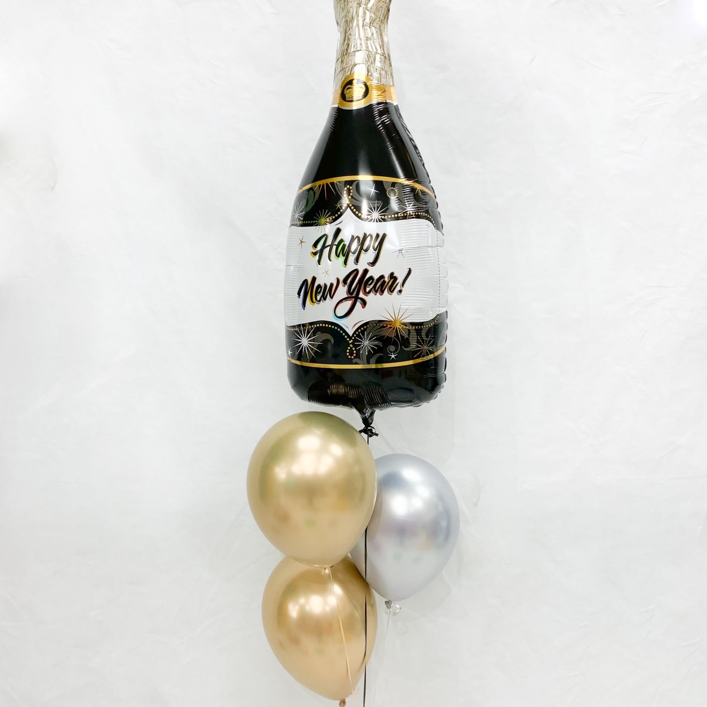 Bouquet de ballons du Nouvel An en Champagne