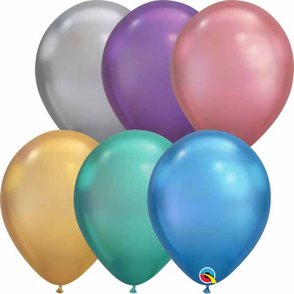 Latex chromé gonflé à l'hélium